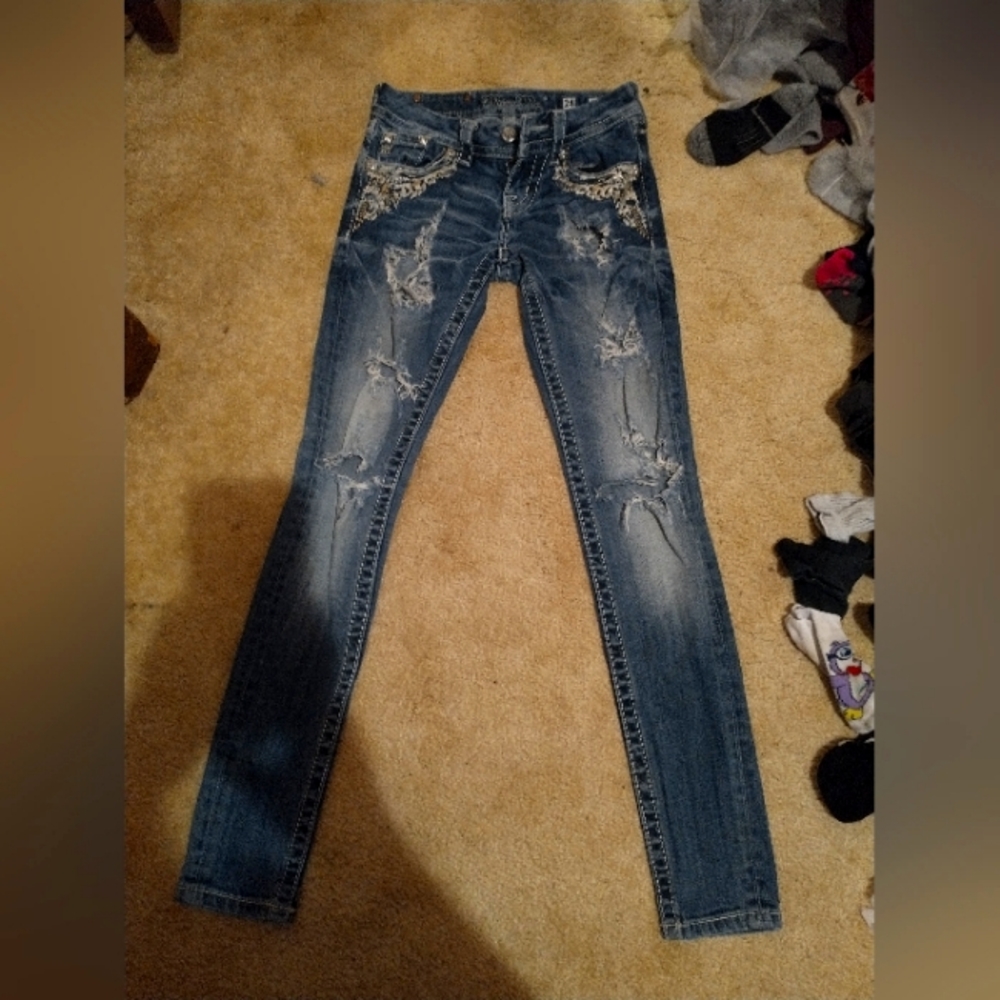 Silver jeans